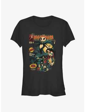 Disney The Nightmare Before Christmas Comic Cover Girls T-Shirt, , hi-res
