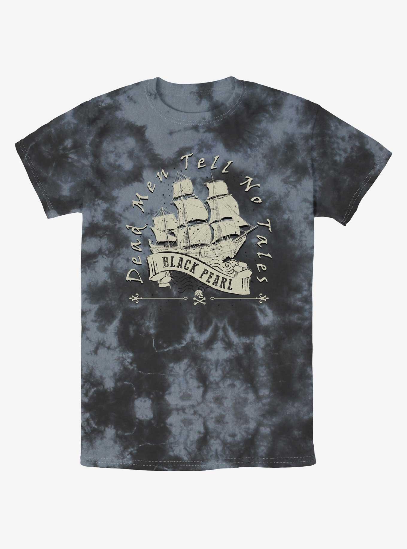 Disney Pirates Of The Caribbean Vintage Black Pearl Tie-Dye T-Shirt, , hi-res