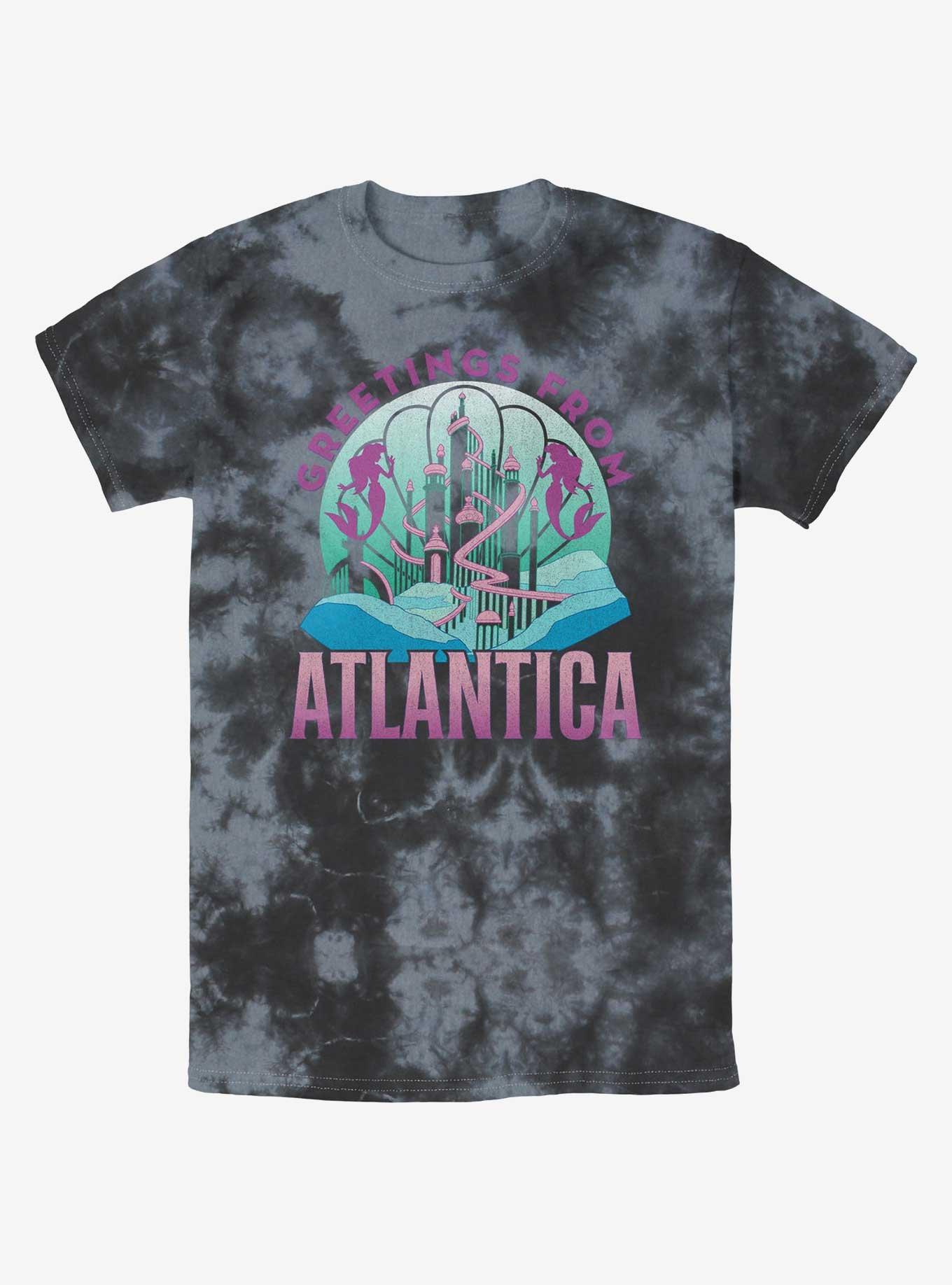 Disney The Little Mermaid Greetings From Atlantica Tie-Dye T-Shirt, , hi-res