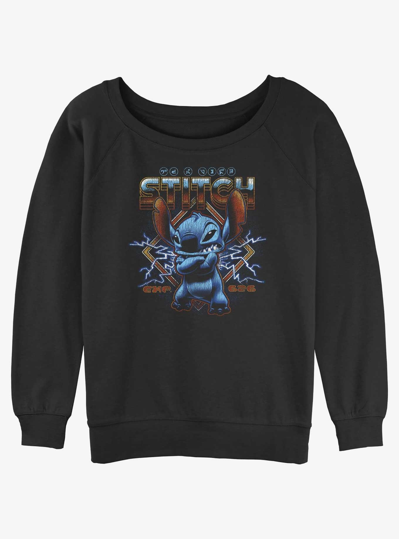 Disney Lilo & Stitch Rock Girls Slouchy Sweatshirt