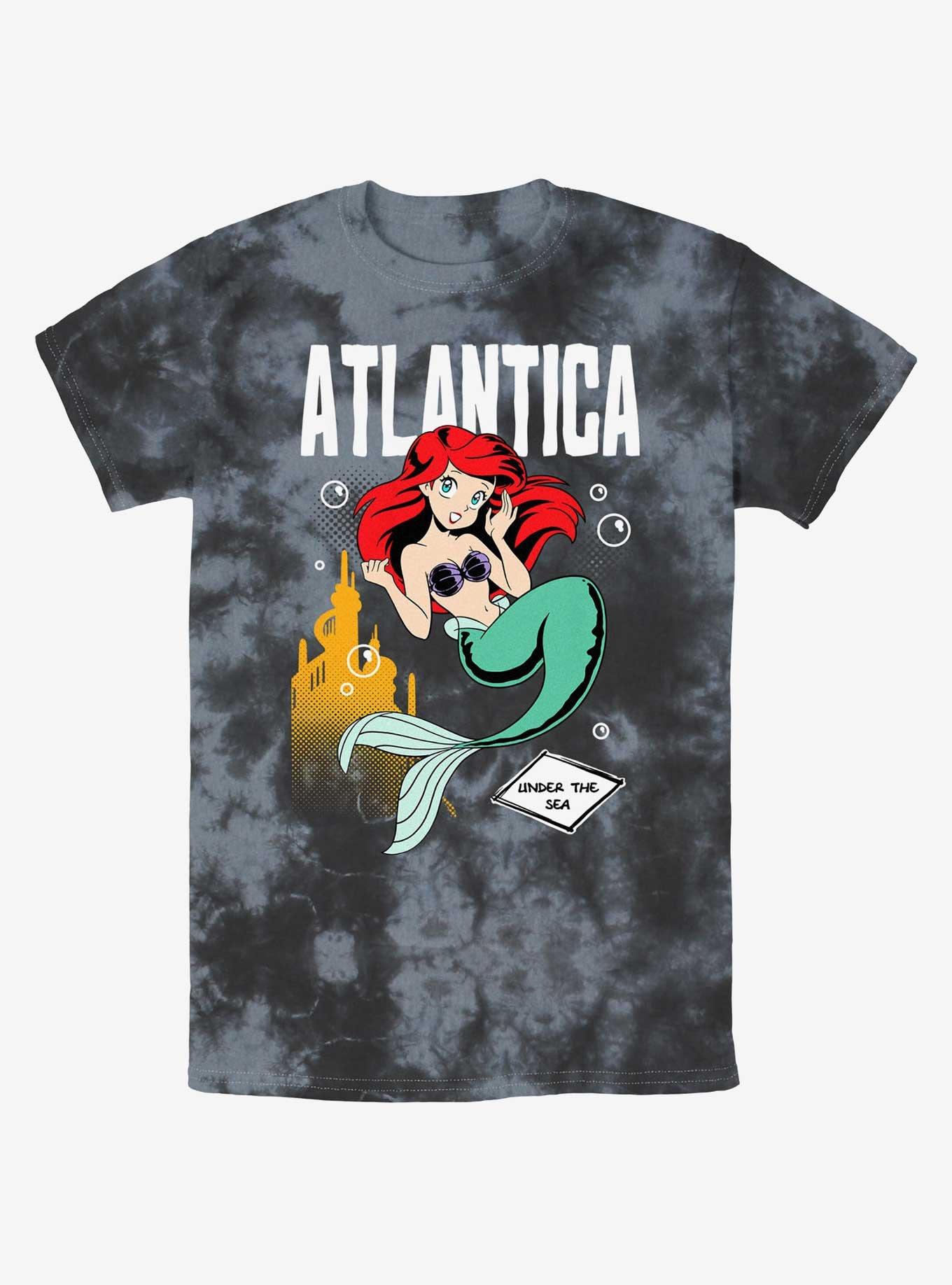 Disney The Little Mermaid Anime Ariel Atlantica Tie-Dye T-Shirt, , hi-res