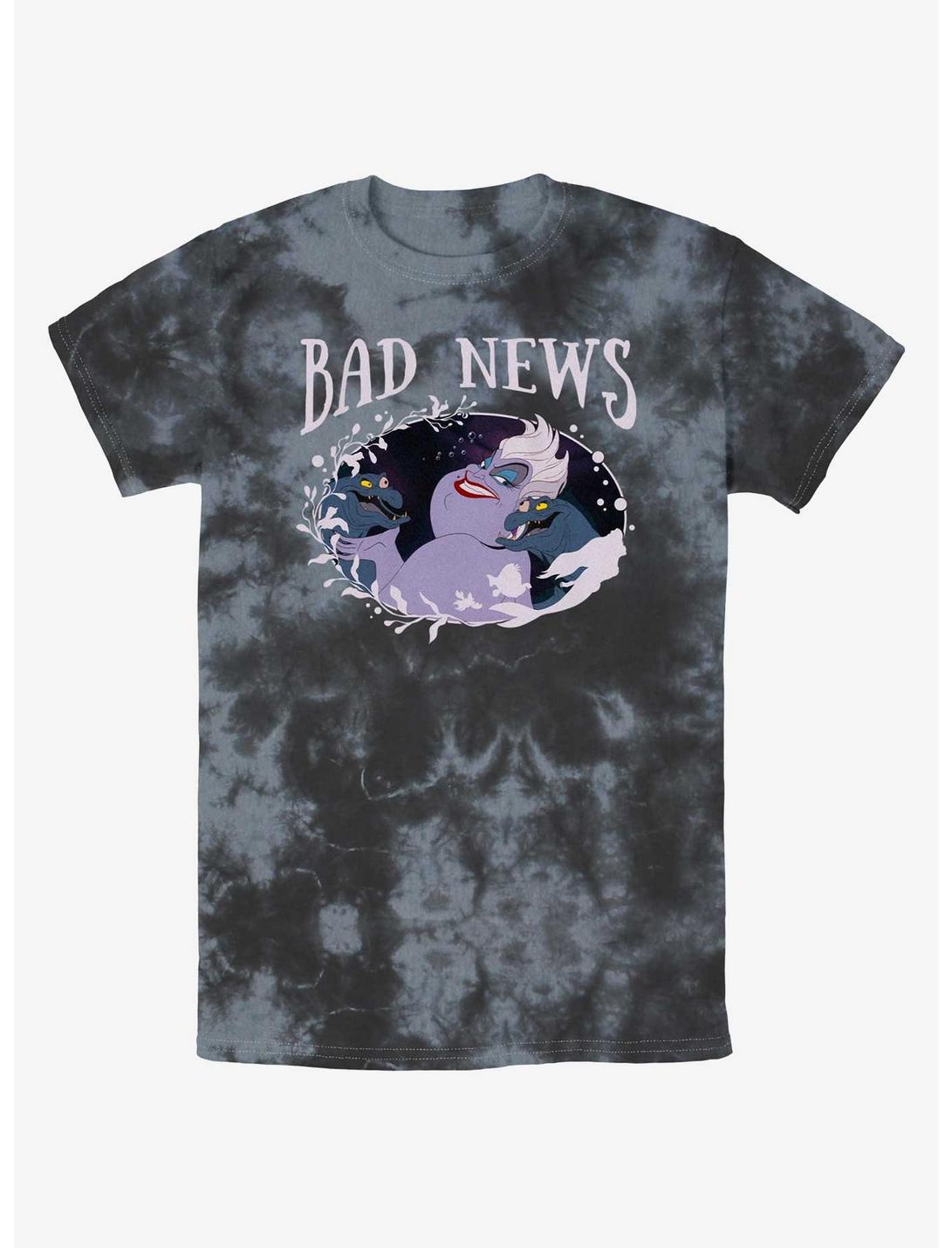 Disney The Little Mermaid Bad News Ursula Tie-Dye T-Shirt, BLKCHAR, hi-res