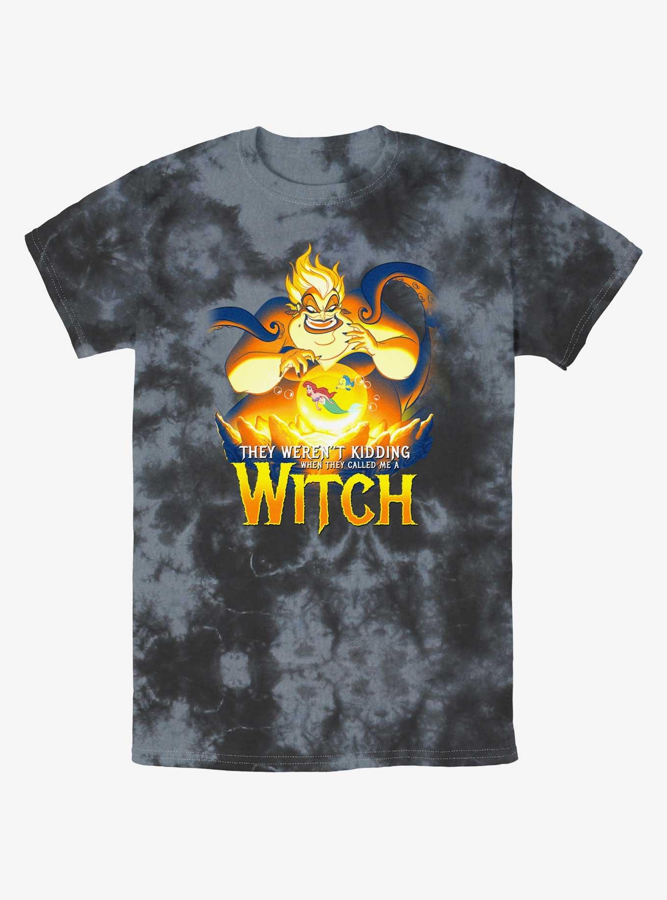 Disney The Little Mermaid Ursula Witch Bubble Tie-Dye T-Shirt