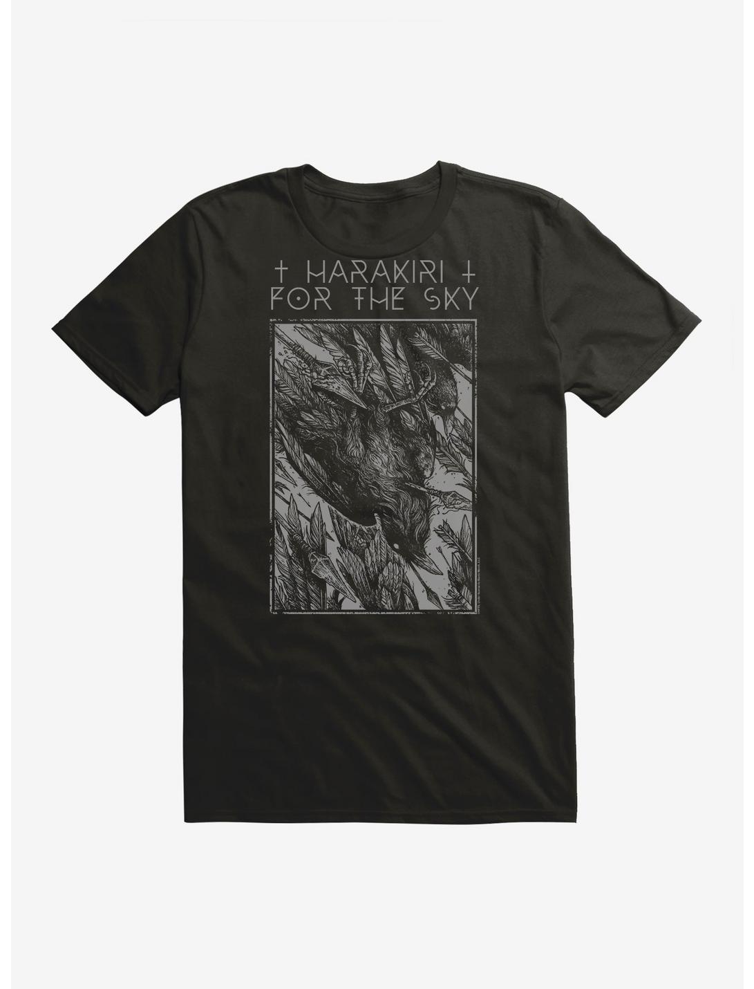Harakiri For The Sky Rain Of Arrows T-Shirt, BLACK, hi-res