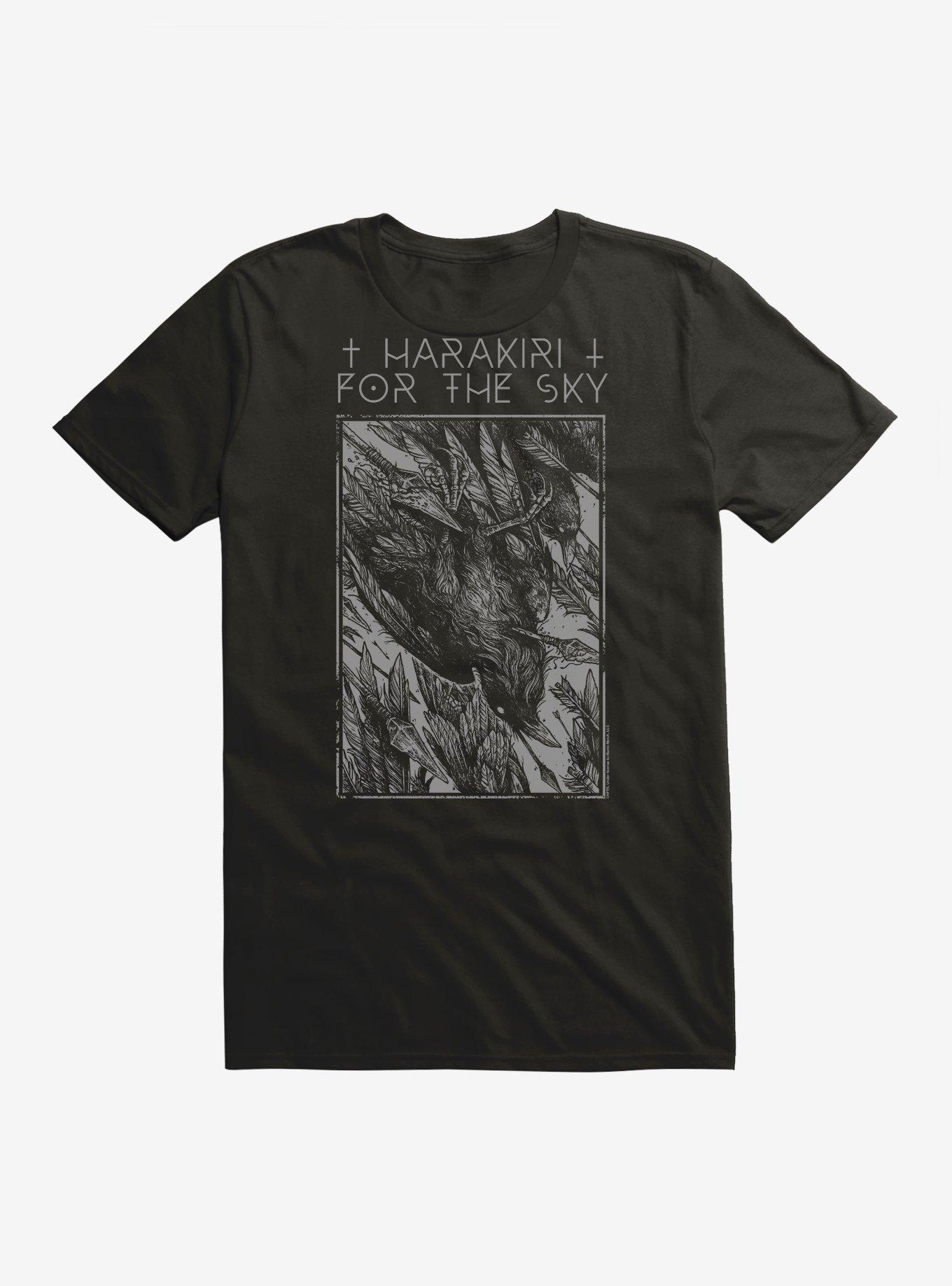 Harakiri For The Sky Rain Of Arrows T-Shirt, BLACK, hi-res