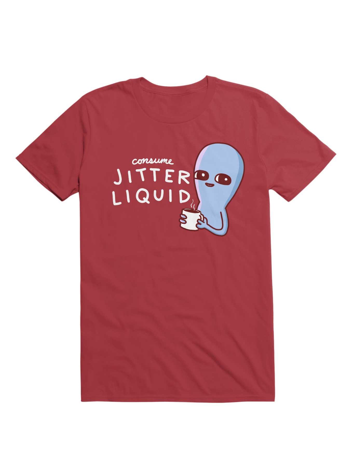 Strange Planet: Consume Jitter Liquid T-Shirt, , hi-res