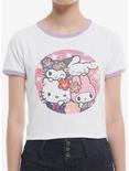 Hello Kitty And Friends Kogyaru Ringer Girls Baby T-Shirt, MULTI, hi-res