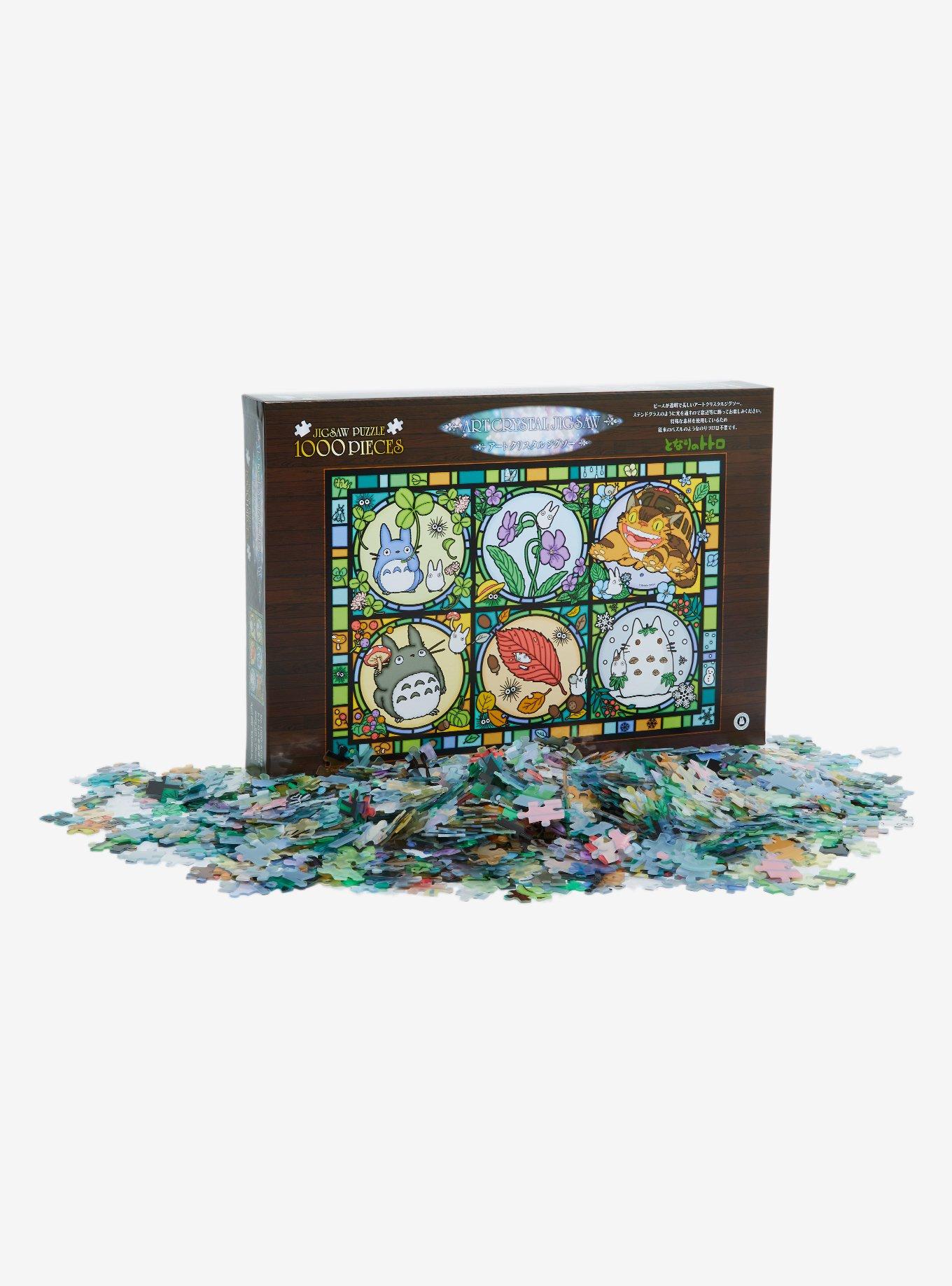 Studio Ghibli My Neighbor Totoro Stained Glass Art Puzzle, , hi-res