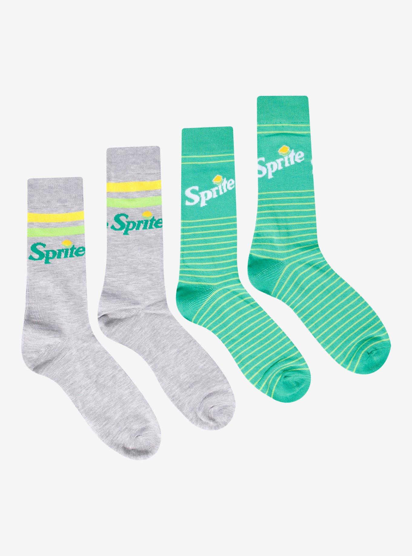 Coca-Cola Sprite Crew Socks 2 Pair, , hi-res