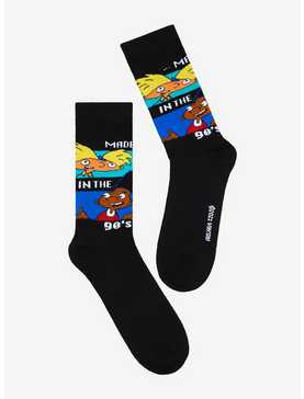 Hey Arnold! Made In The 90's Crew Socks, , hi-res