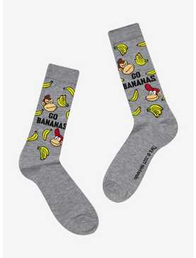 Donkey Kong Go Bananas Crew Socks, , hi-res