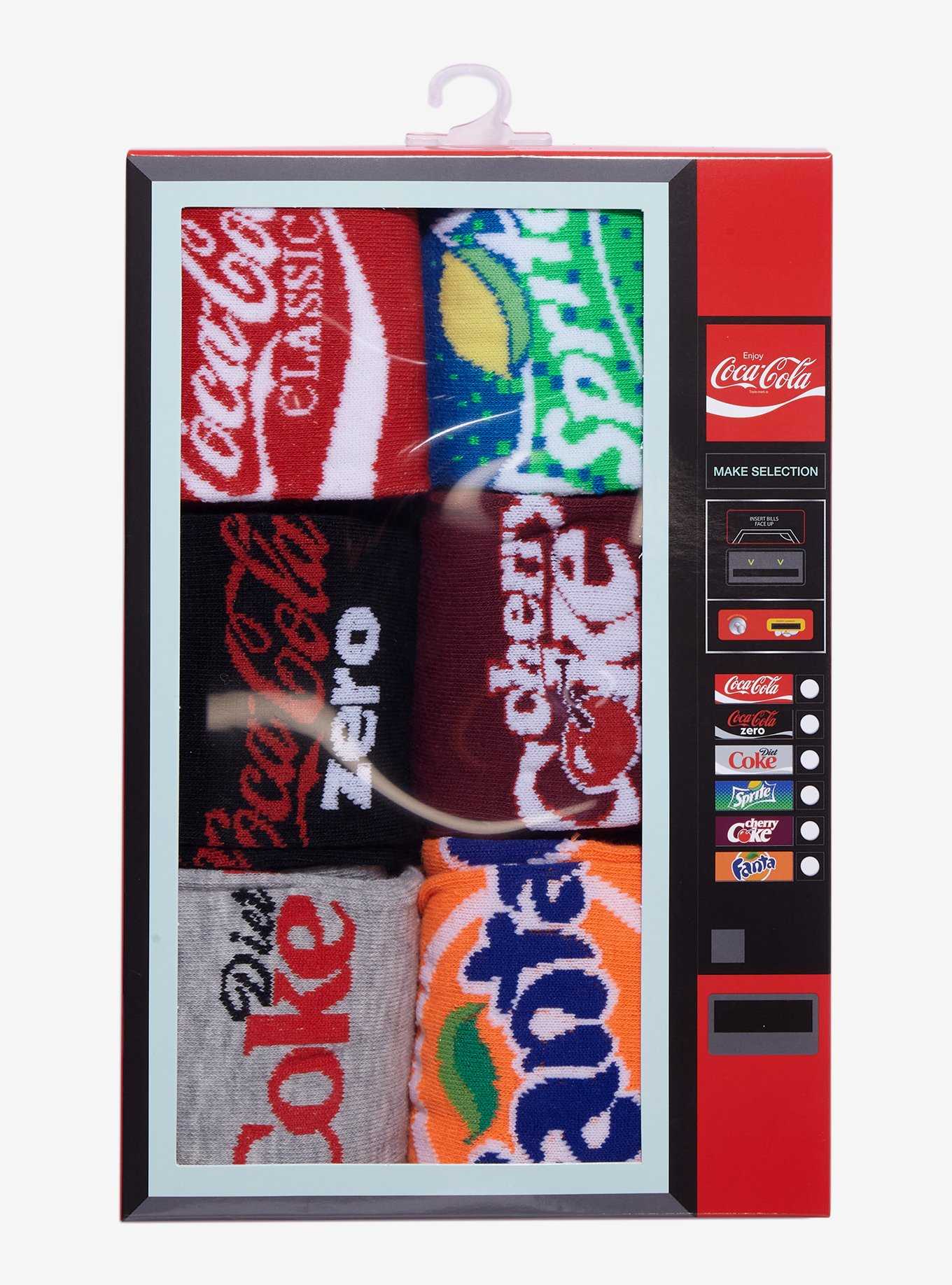 Coca-Cola Vending Machine Crew Sock Gift Set, , hi-res