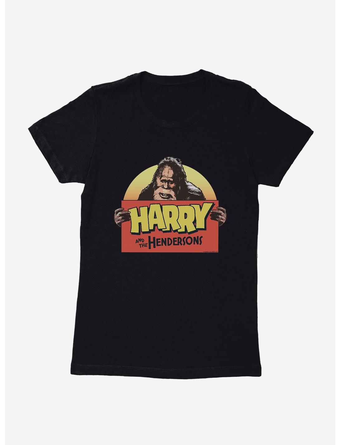 Harry And The Hendersons TV Show Logo Womens T-Shirt, BLACK, hi-res