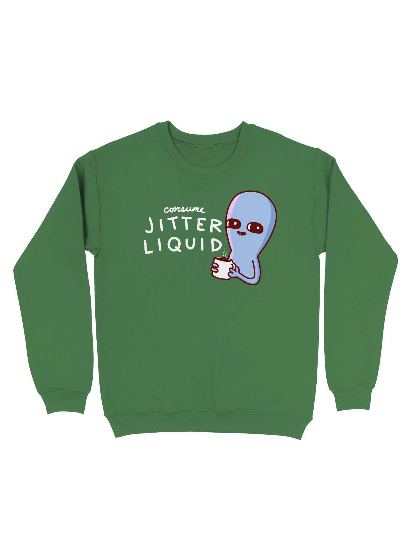Strange Planet: Consume Jitter Liquid Sweatshirt, , hi-res