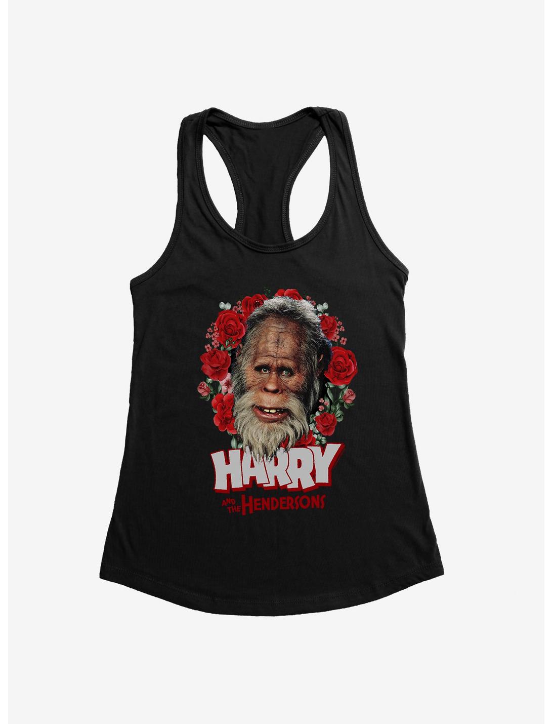 Harry And The Hendersons Floral Harry Womens Tank Top, BLACK, hi-res
