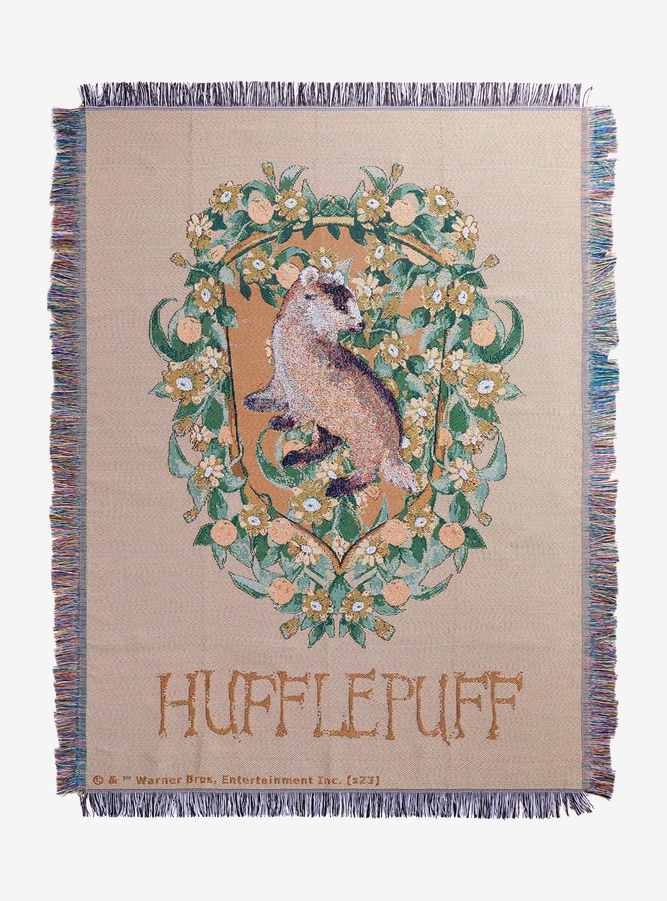 Harry Potter Hufflepuff Tapestry Throw BoxLunch