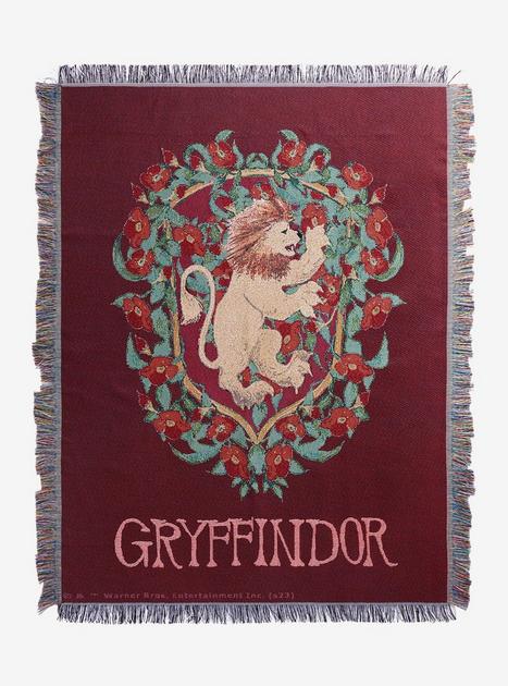 Harry Potter Gryffindor タペストリー ラグ Harry Potter Gryffindor Tapestry Throw | BoxLunch