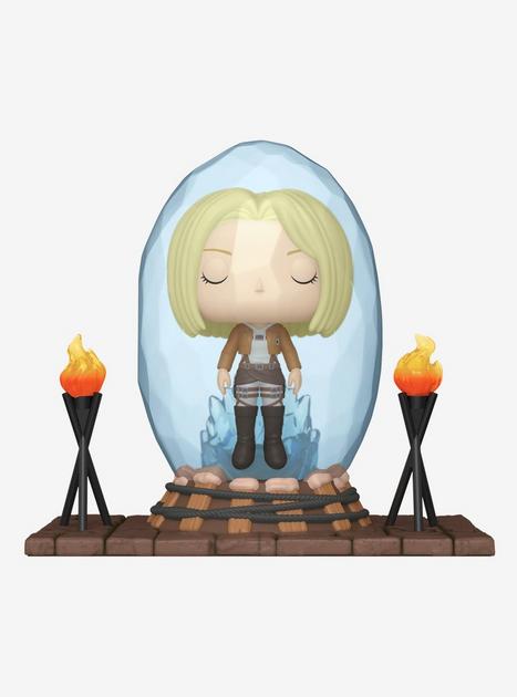 Funko Attack On Titan Pop! Deluxe Annie In Crystal Vinyl Figure Hot 