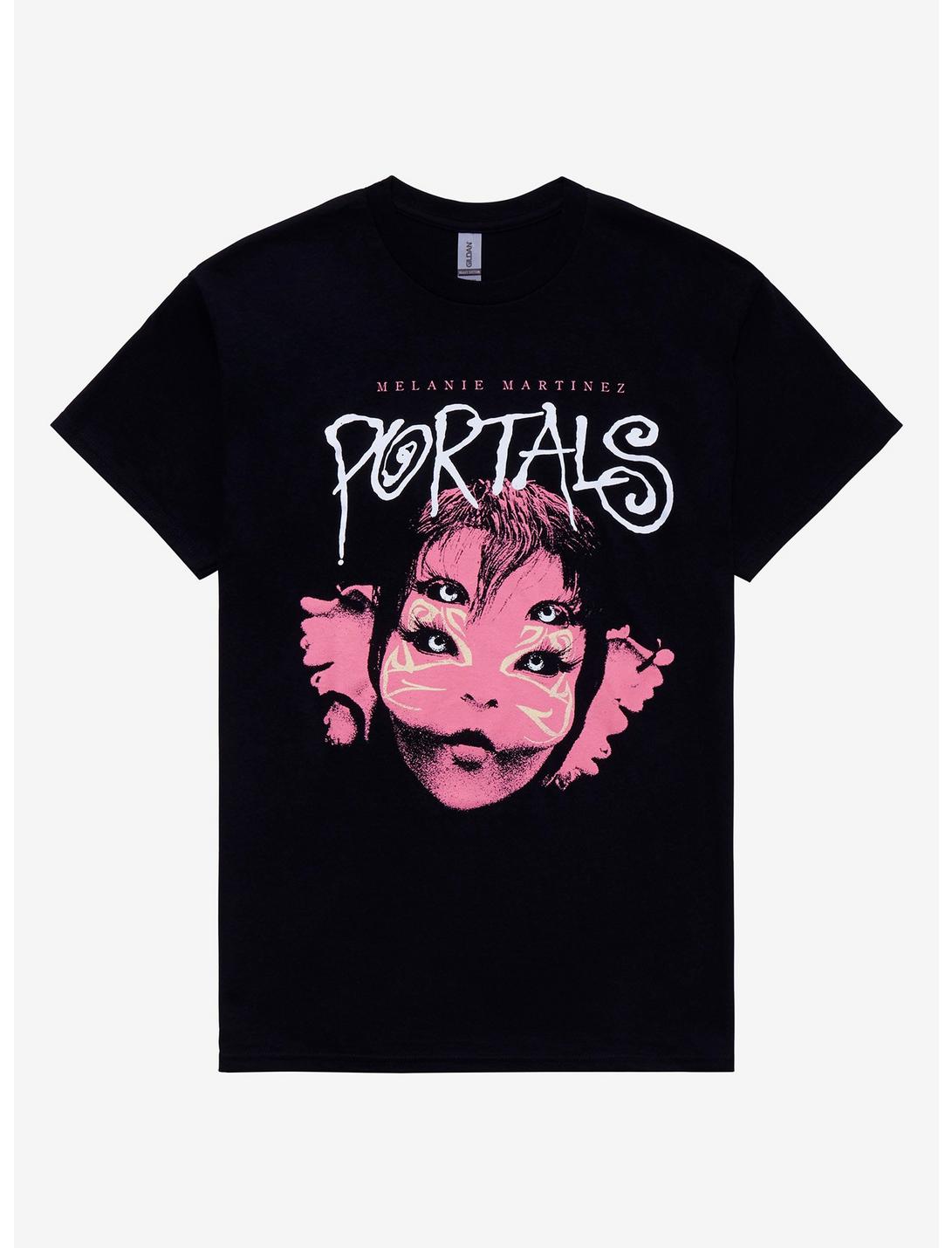 Melanie Martinez Portals Creature Face T-Shirt, BLACK, hi-res