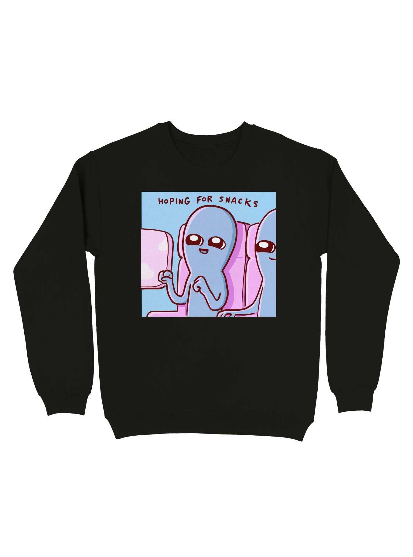 Strange Planet Hoping For Snacks Sweatshirt, , hi-res
