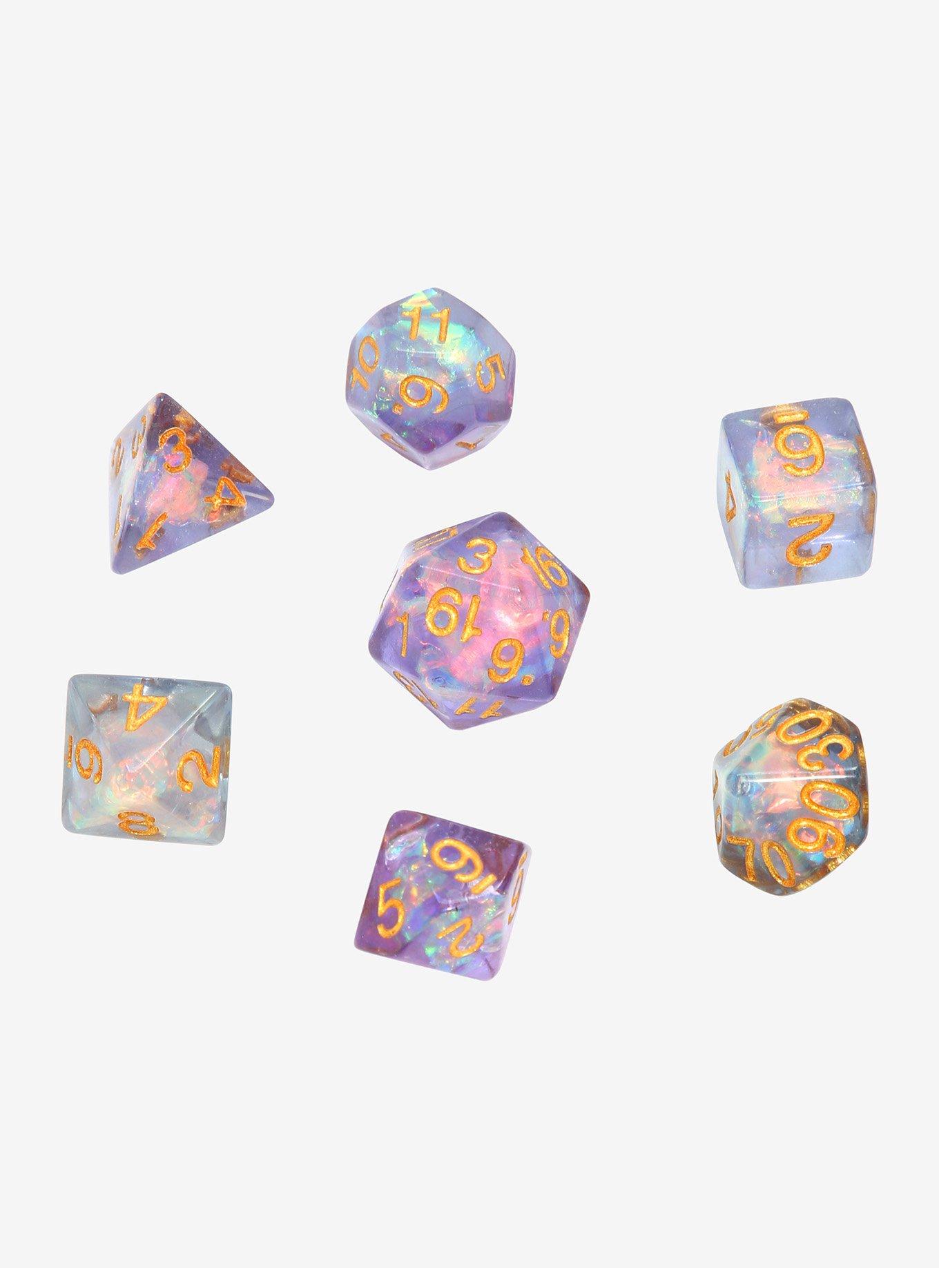 Iridescent Polyhedral Dice Set, , hi-res