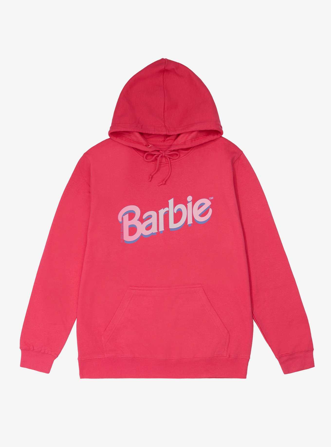 Barbie 90's Logo French Terry Hoodie, , hi-res