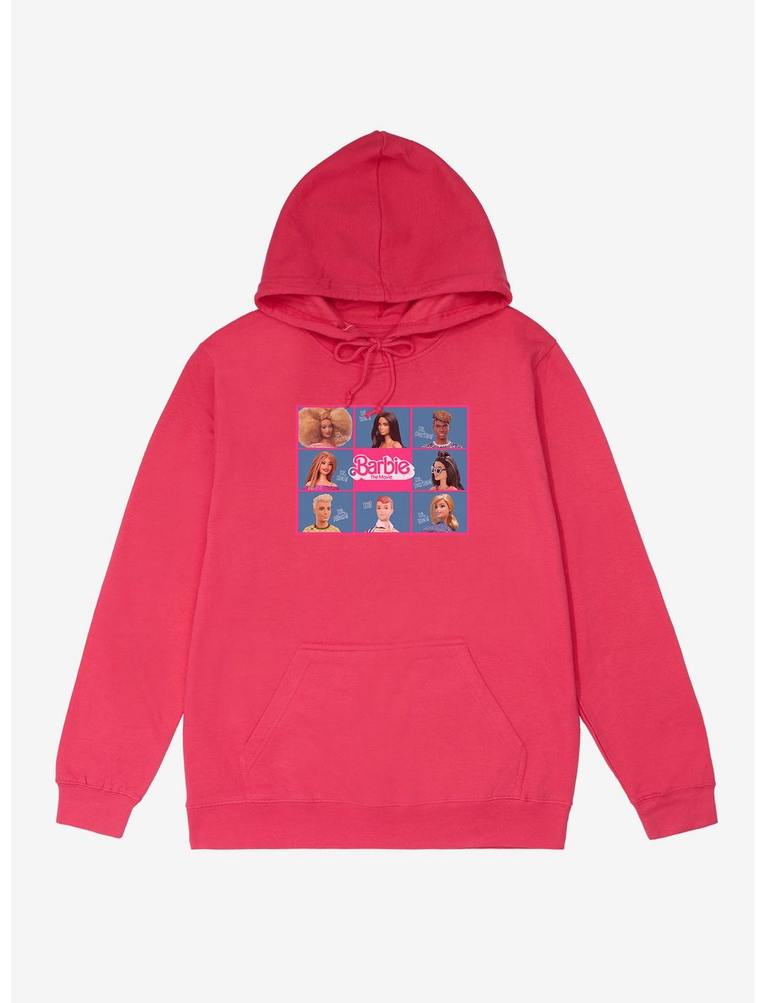 Barbie The Movie Barbie Bunch French Terry Hoodie, HELICONIA HEATHER, hi-res