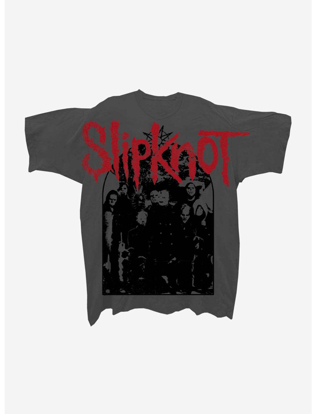 Slipknot Group Portrait Jumbo Graphic T-Shirt, CHARCOAL, hi-res