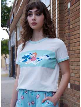 Her Universe Studio Ghibli Ponyo Stripe Girls Ringer T-Shirt, , hi-res