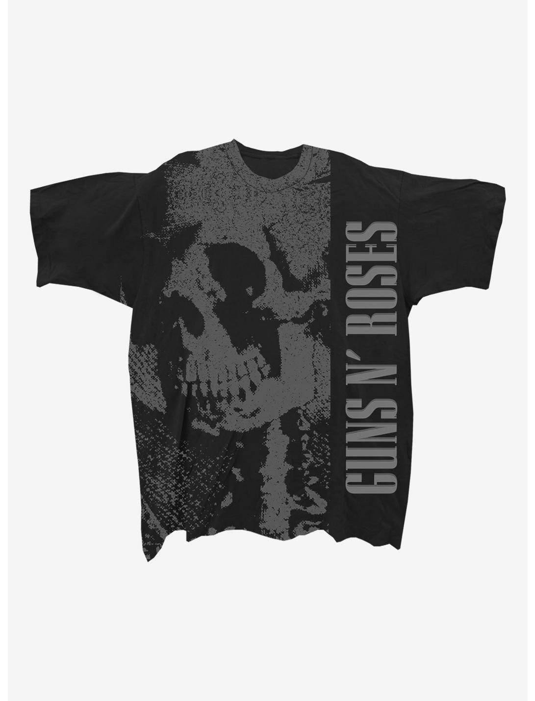 Guns N' Roses Skull T-Shirt, BLACK, hi-res
