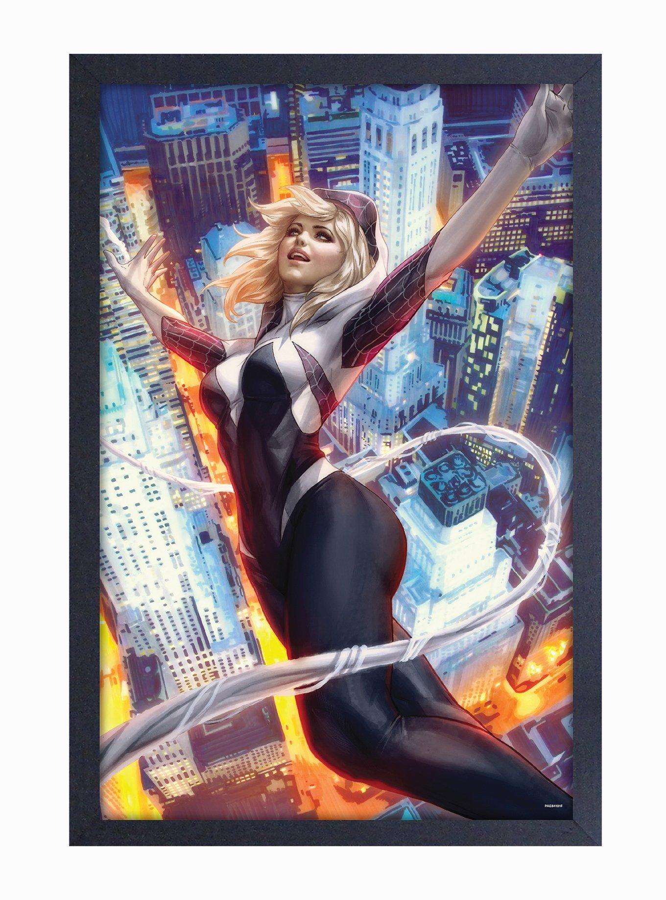 Marvel Spider-Man Gwen Stacy Framed Poster | Hot Topic