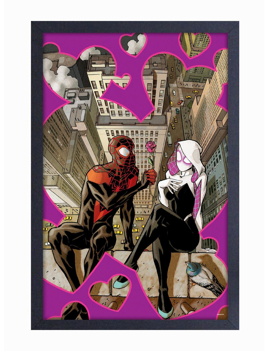 Marvel Spider-Man Romance Framed Poster, , hi-res