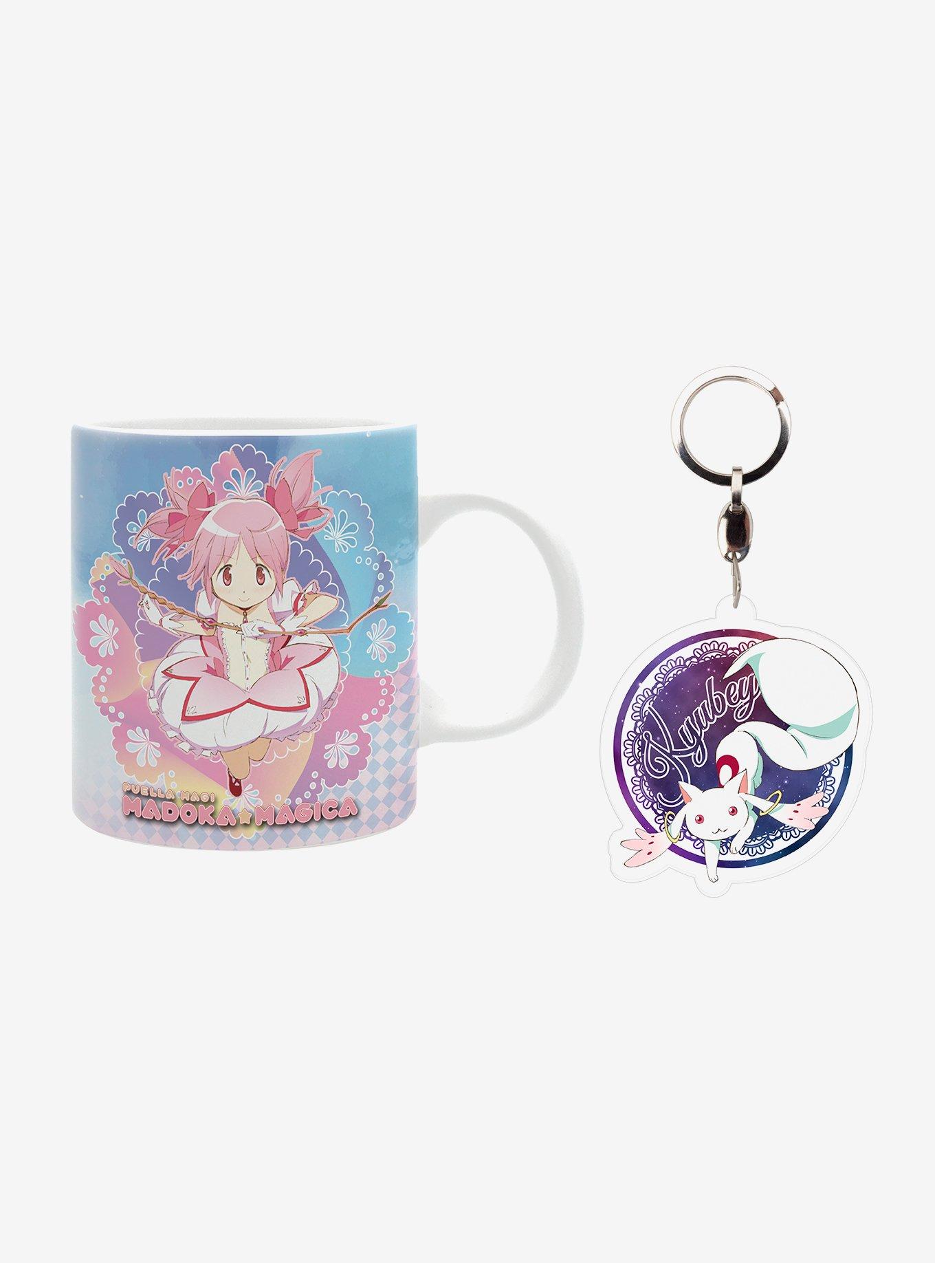Puella Magi Madoka Magica Mug and Keychain Set, , hi-res