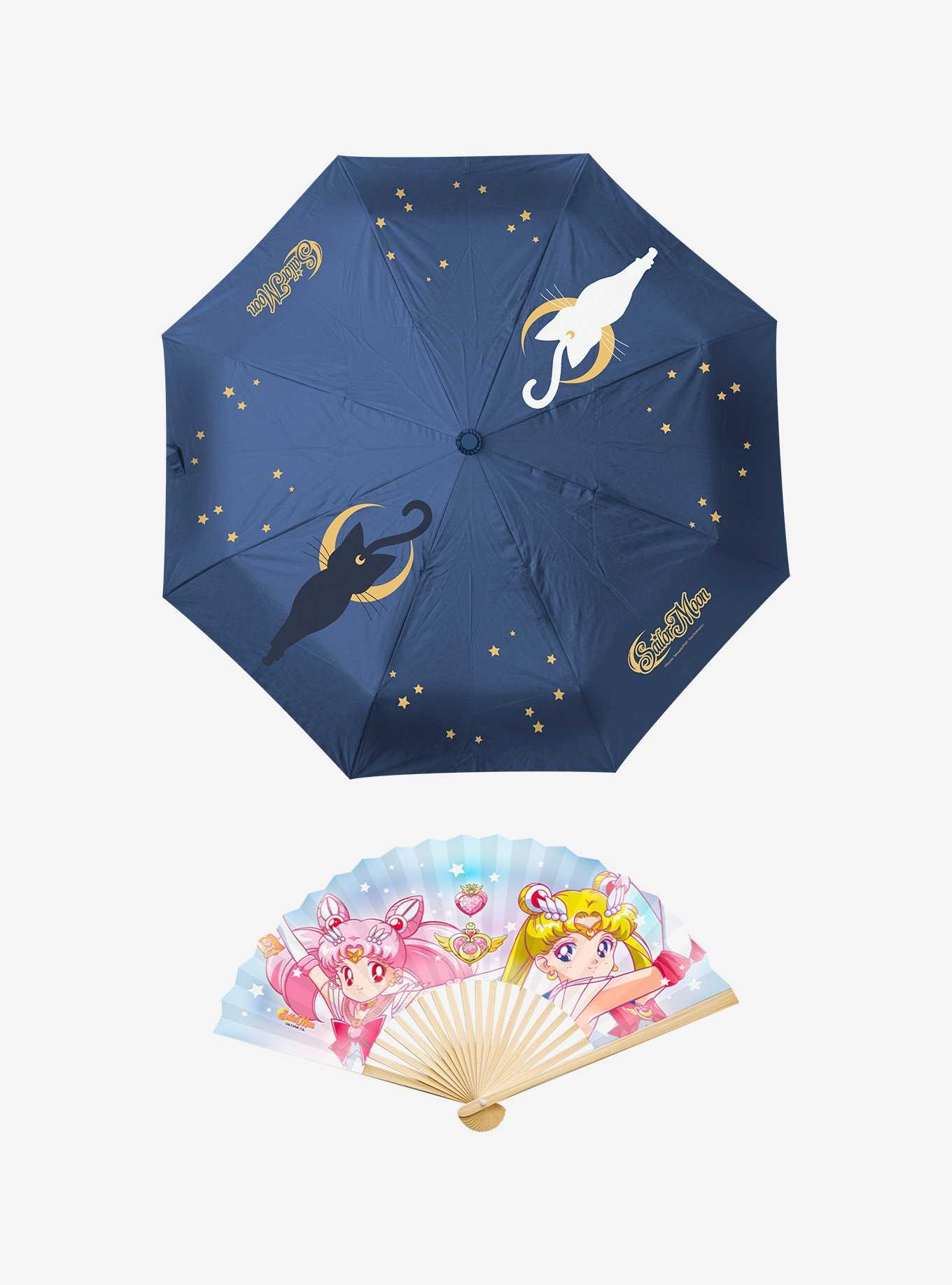 Sailor Moon Umbrella and Fan Set, , hi-res