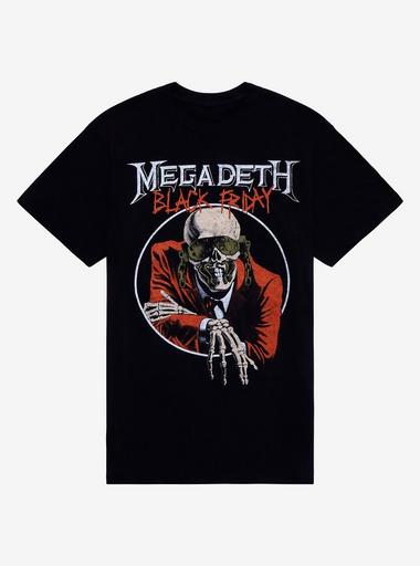 MEGADETH  ホッケーシャツ Megadeth Black Friday T-Shirt | Hot Topic