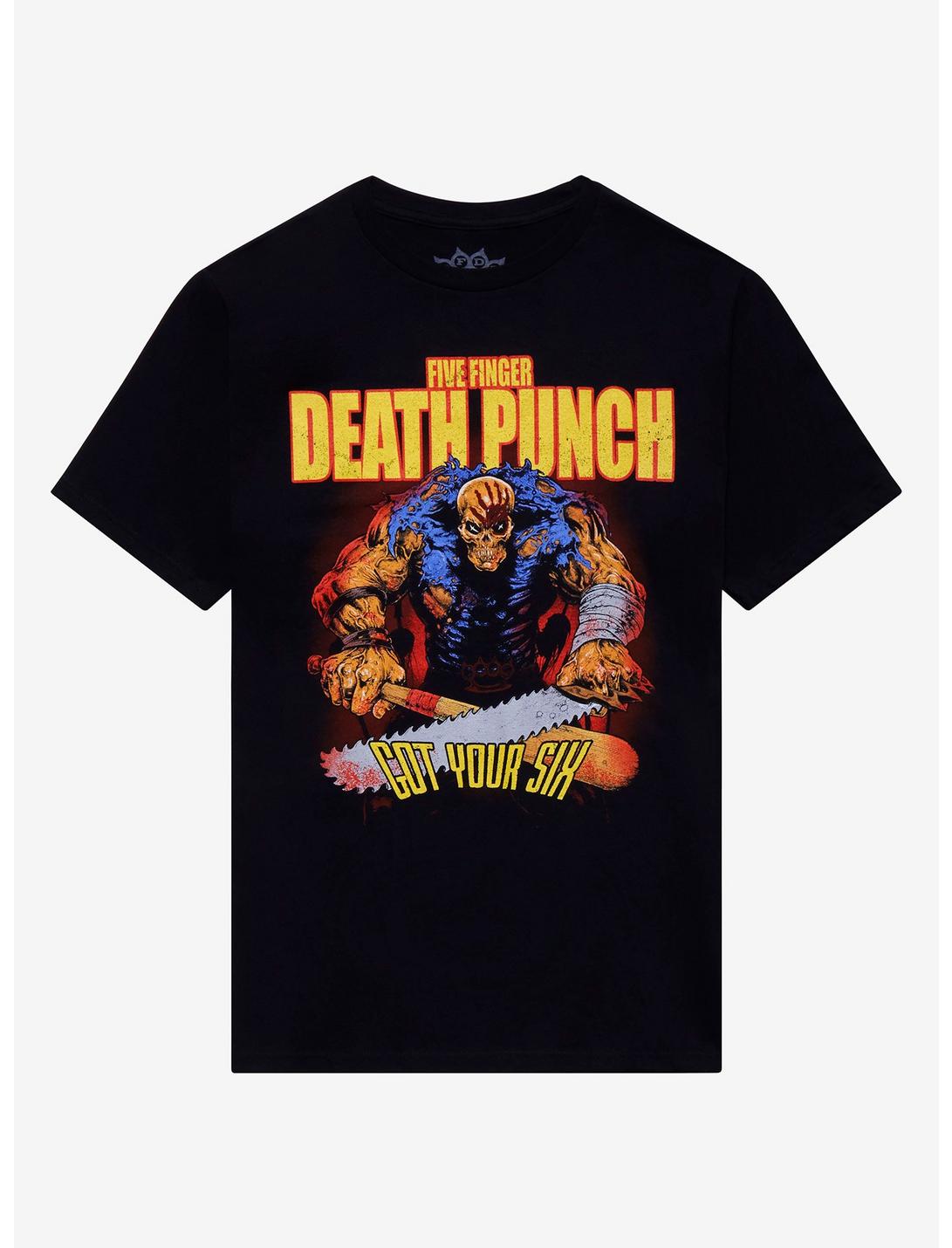 Five Finger Death Punch Got Your Six Album Cover T-Shirt, BLACK, hi-res
