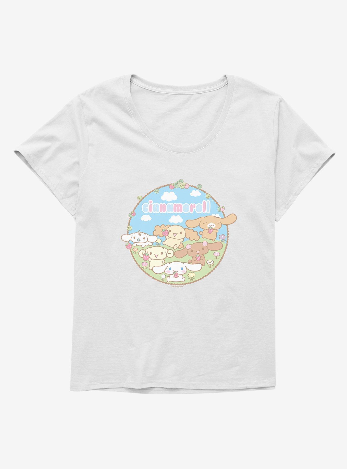 Hot Topic Cinnamoroll Friends And Strawberries Girls T-Shirt