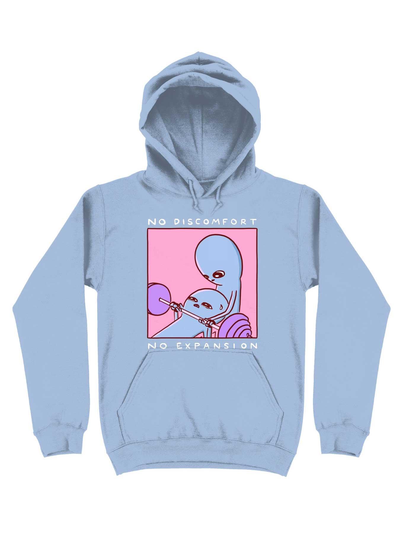 Strange Planet No Discomfort No Expansion Hoodie, , hi-res