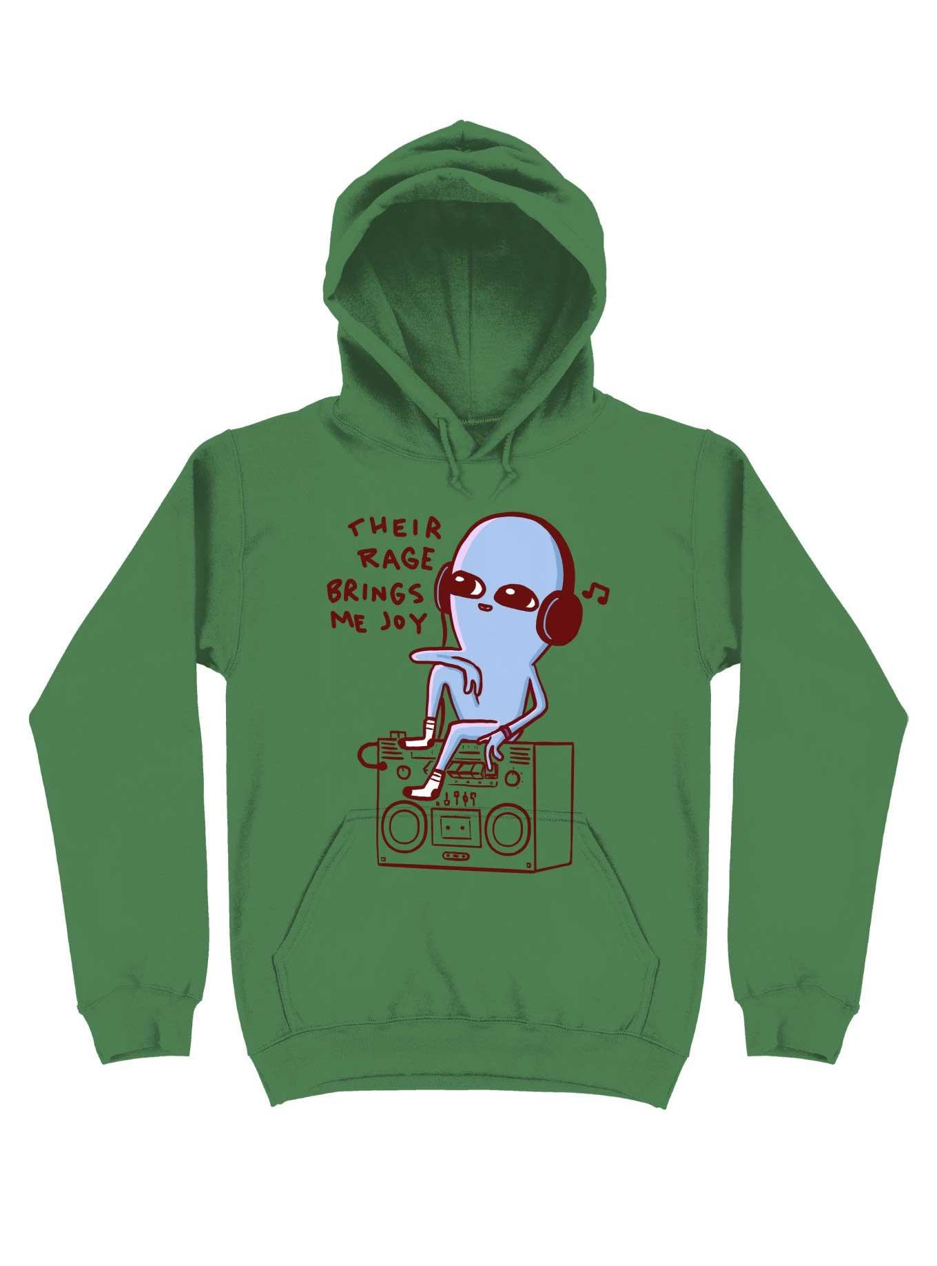 Strange Planet Their Rage Brings Me Joy Hoodie, , hi-res