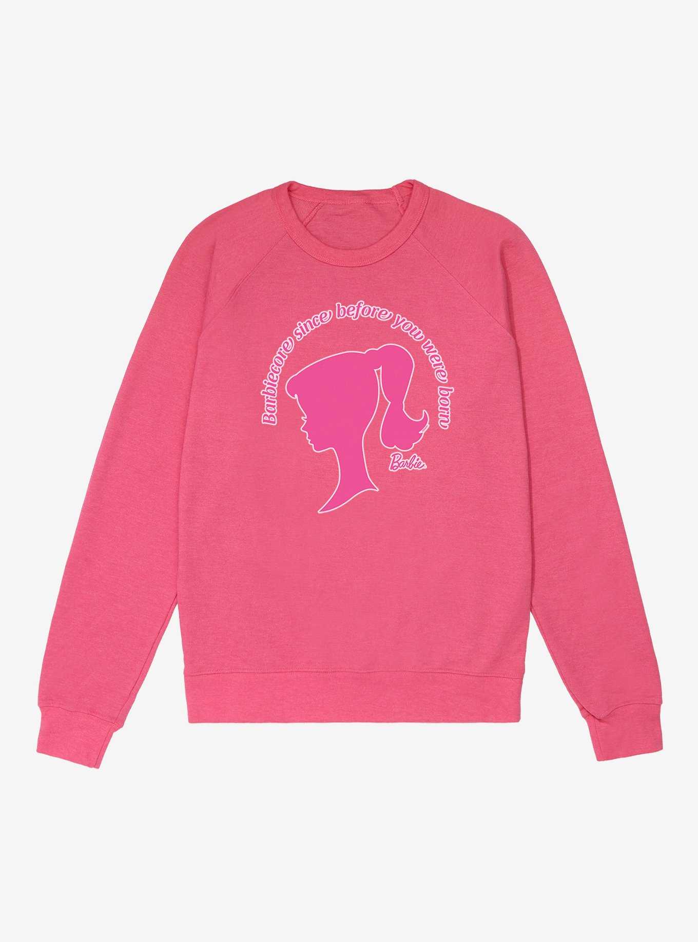 Barbie Barbiecore Since Before You Were Born French Terry Sweatshirt, , hi-res
