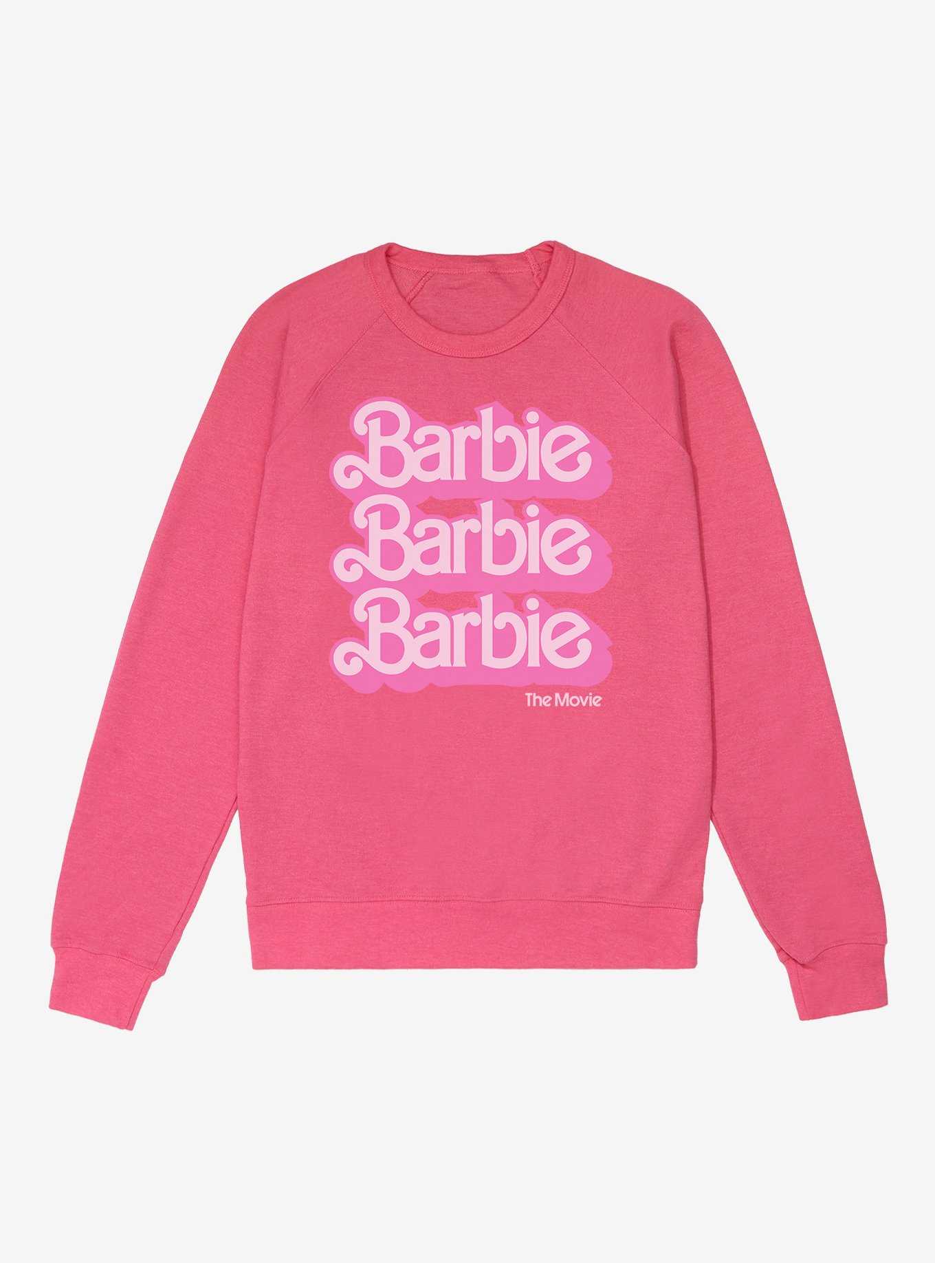 Hot pink best sale barbie sweatshirt