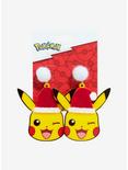 Pokemon Pikachu Santa Hat Drop Earrings, , hi-res