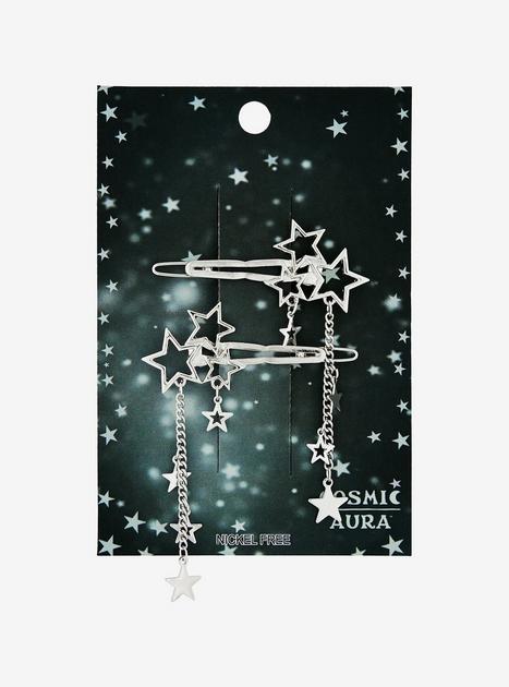 Cosmic Aura Star Cluster Charms Hair Clip Set | Hot Topic