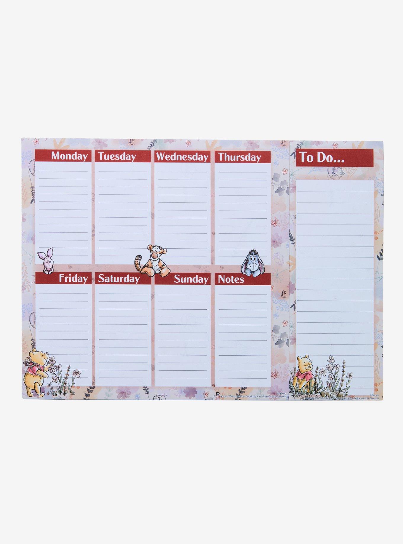 Disney Winnie The Pooh Daily Planner Pad, , hi-res