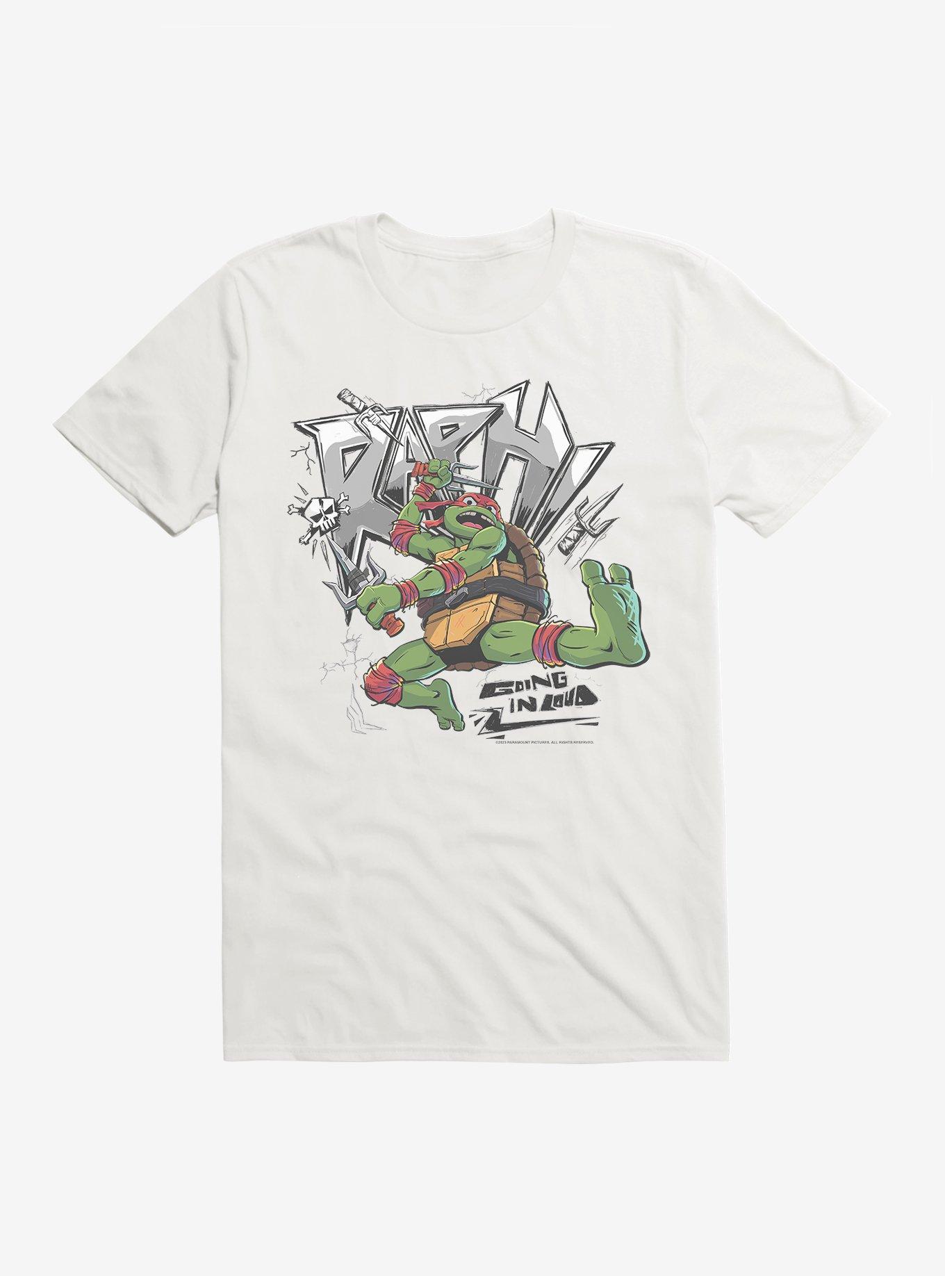 Teenage Mutant Ninja Turtles: Mutant Mayhem Raph Going In Loud T-Shirt, WHITE, hi-res