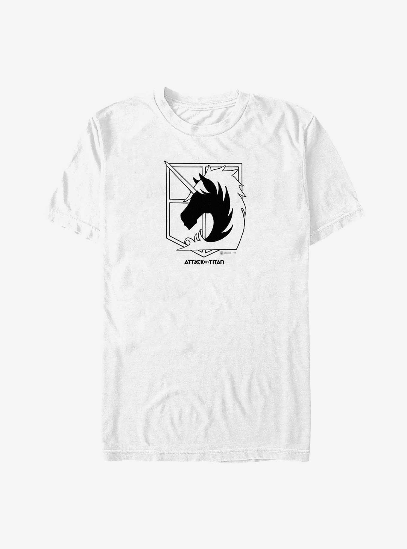 Attack On Titan Police Regiment Logo Big & Tall T-Shirt, , hi-res