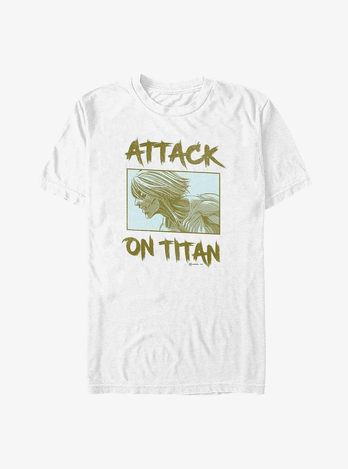 Attack On Titan Female Titan Panel Big & Tall T-Shirt, , hi-res