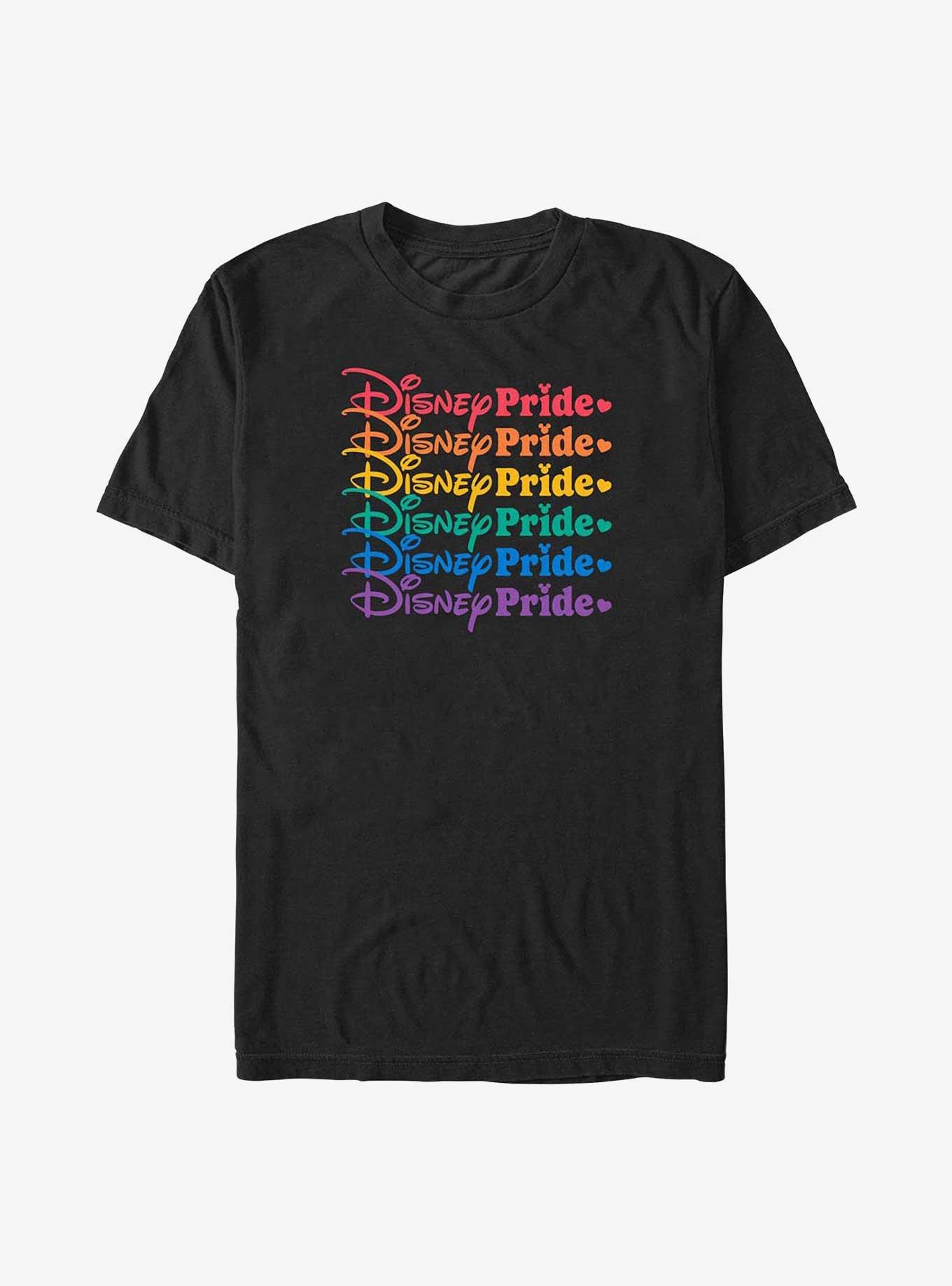 Disney Channel Disney Pride Logo Big & Tall T-Shirt, BLACK, hi-res