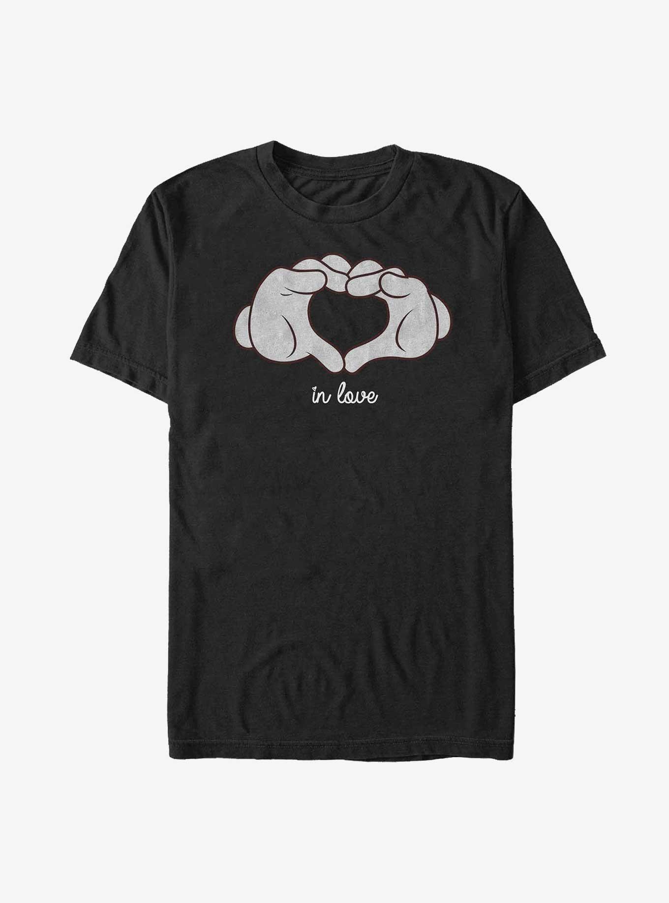 Disney Mickey Mouse Glove Heart Big & Tall T-Shirt, , hi-res