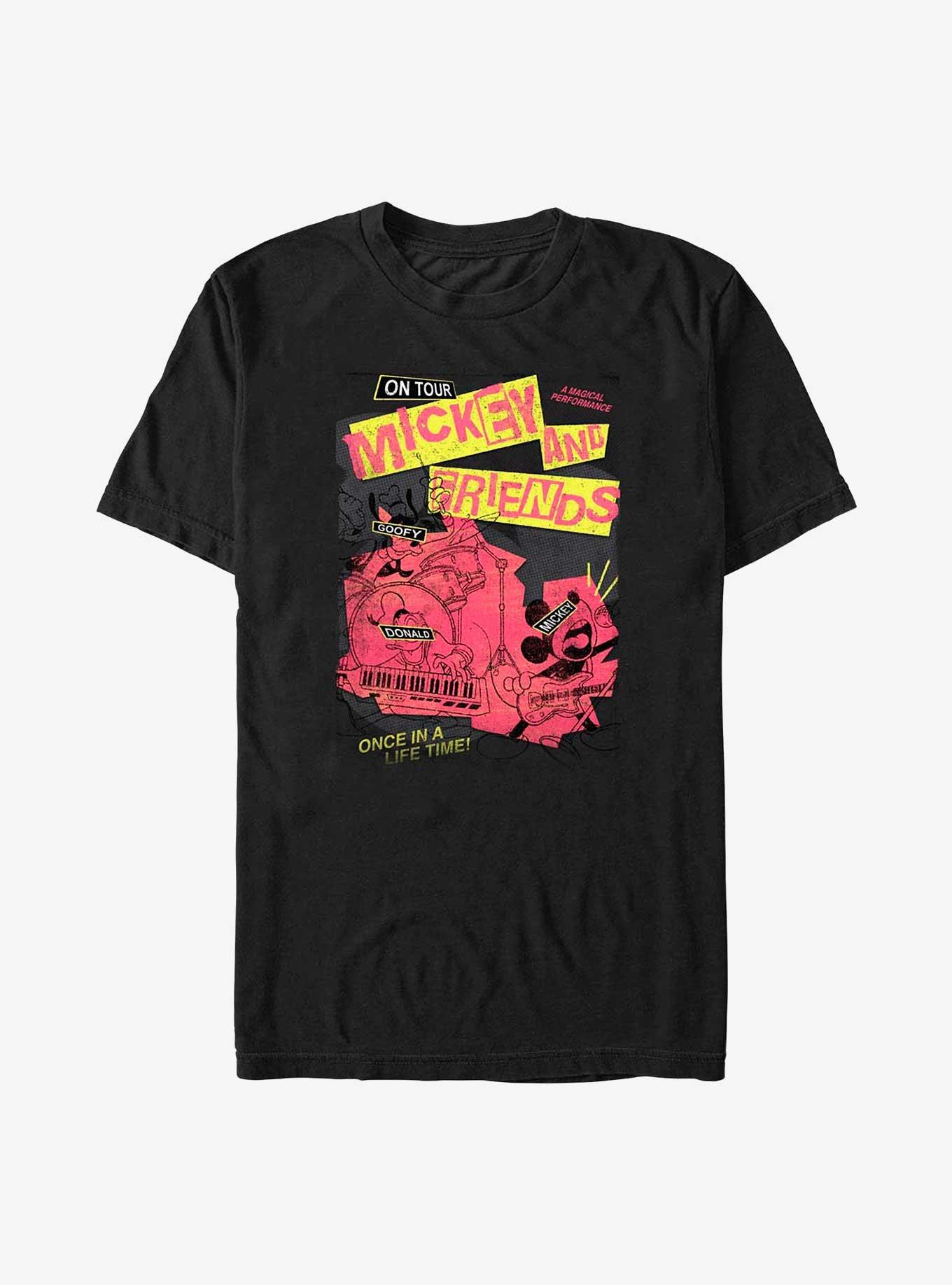 Disney Mickey Mouse Punk Rock On Tour Big & Tall T-Shirt, , hi-res